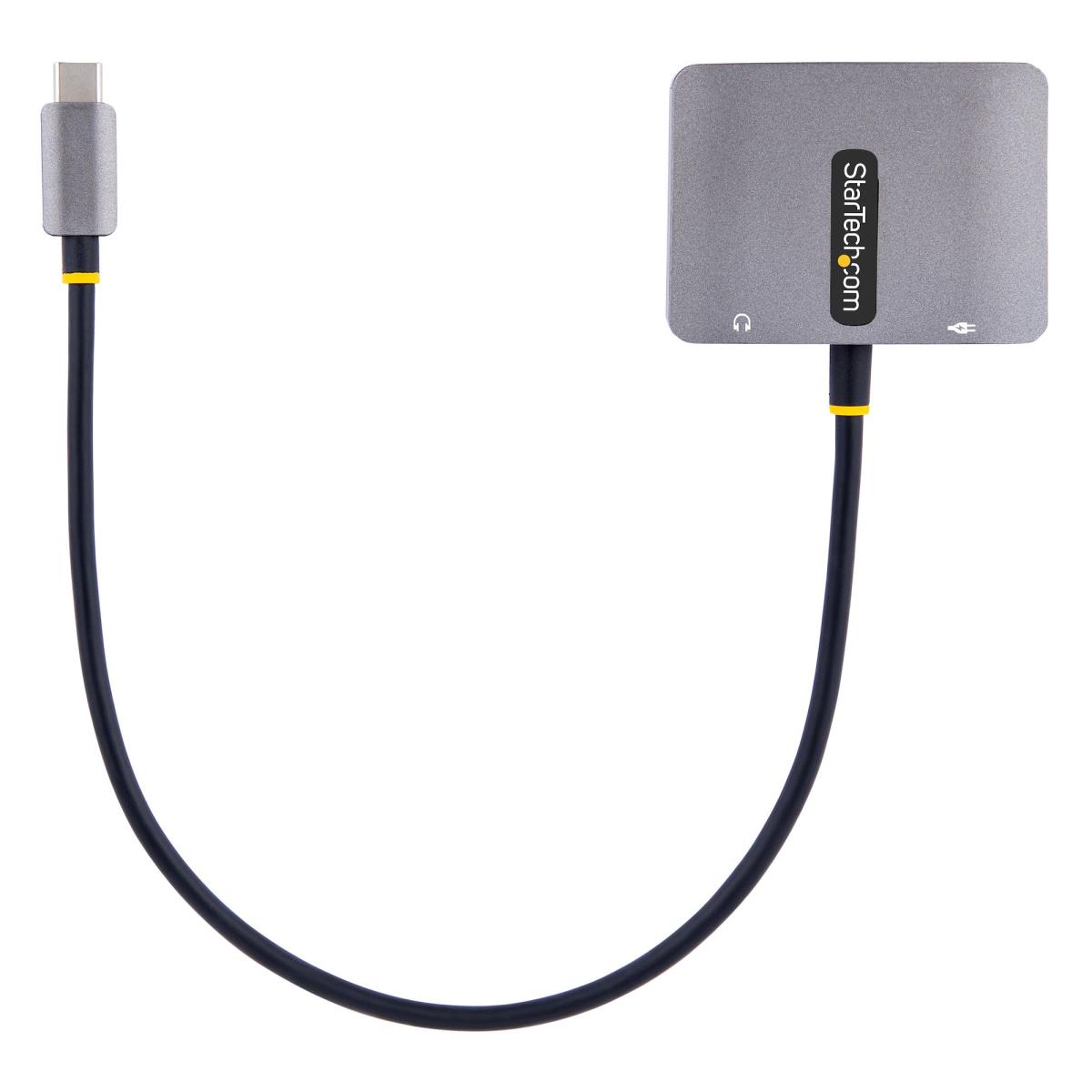 USB C Video Adapter - USB C To Hdmi Vga Multiport Adapter 3.5mm