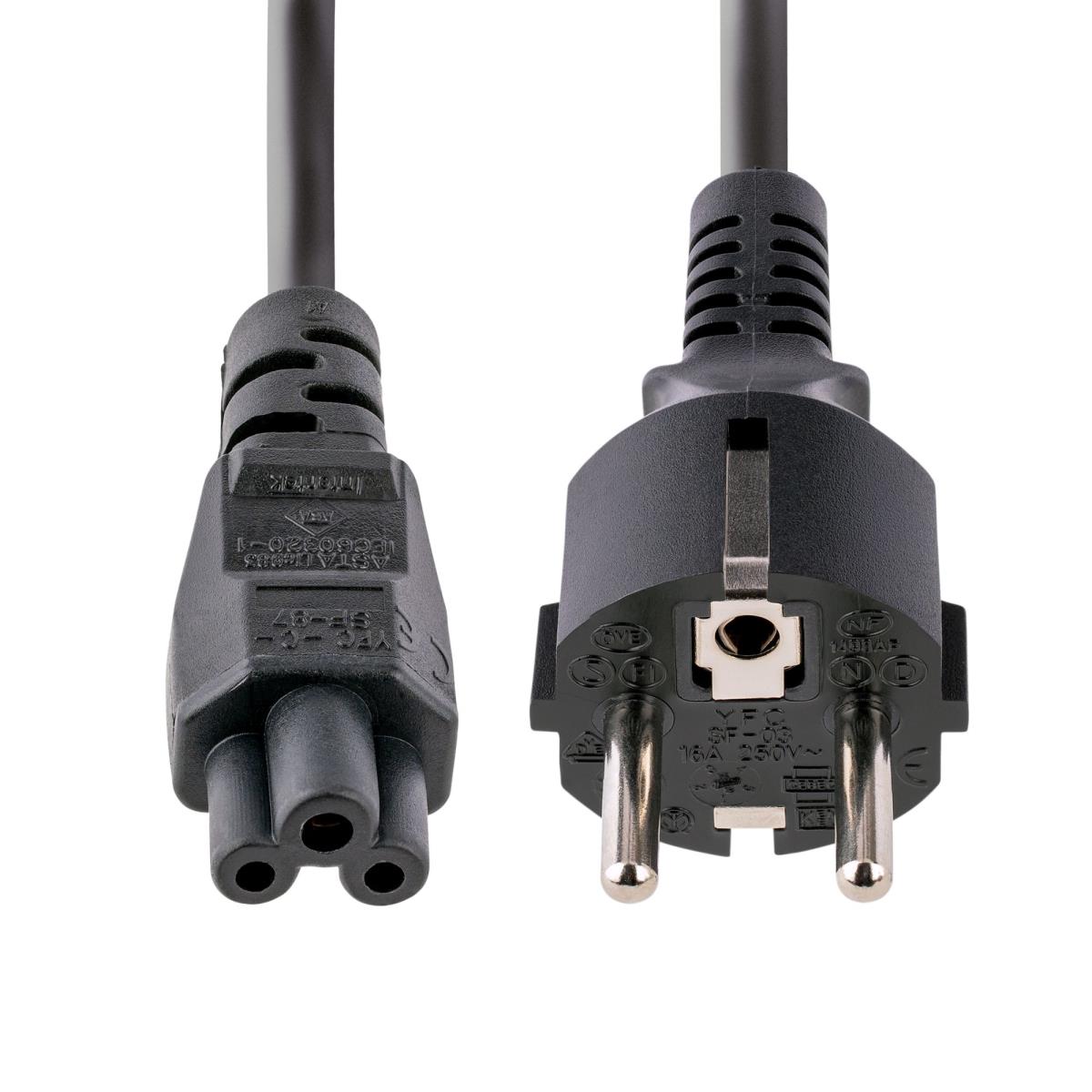Laptop Power Cord - Schuko To C5 3m Eu
