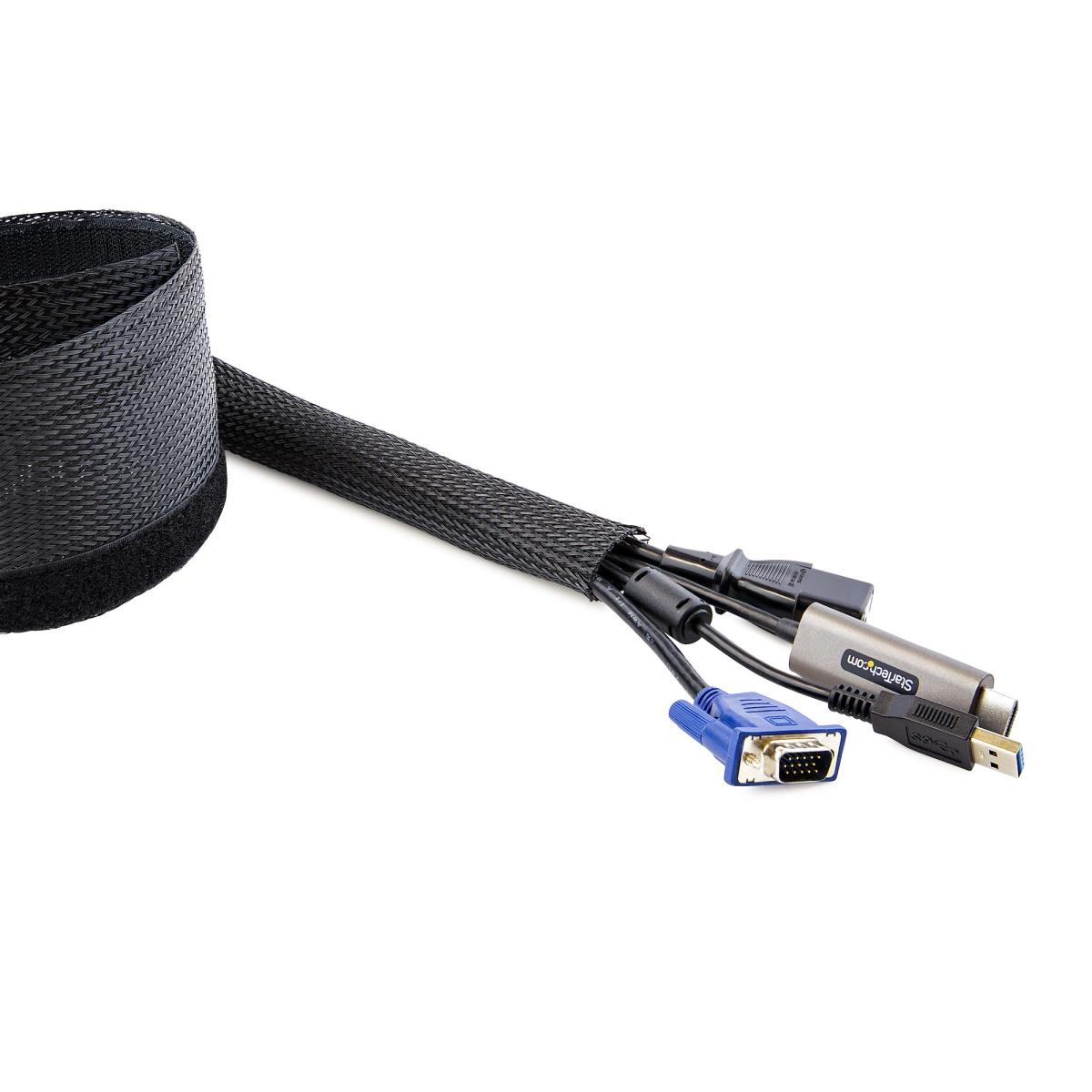 Cable Management Sleeve - Computer Cable Protector/cord Co