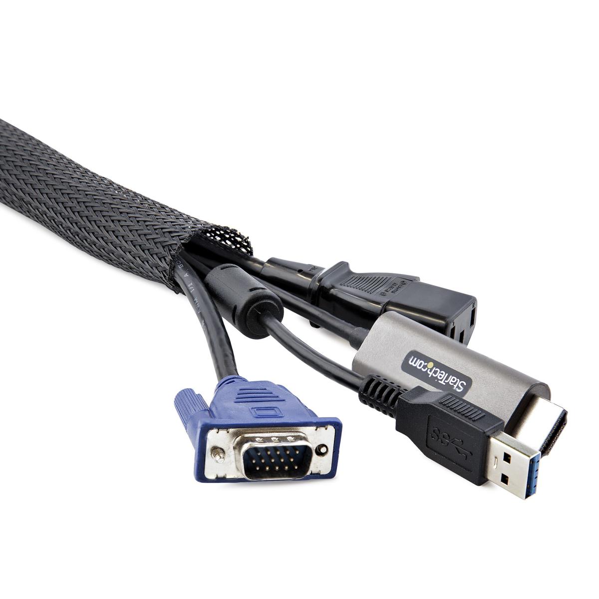 Cable Management Sleeve - Computer Cable Protector/cord Co