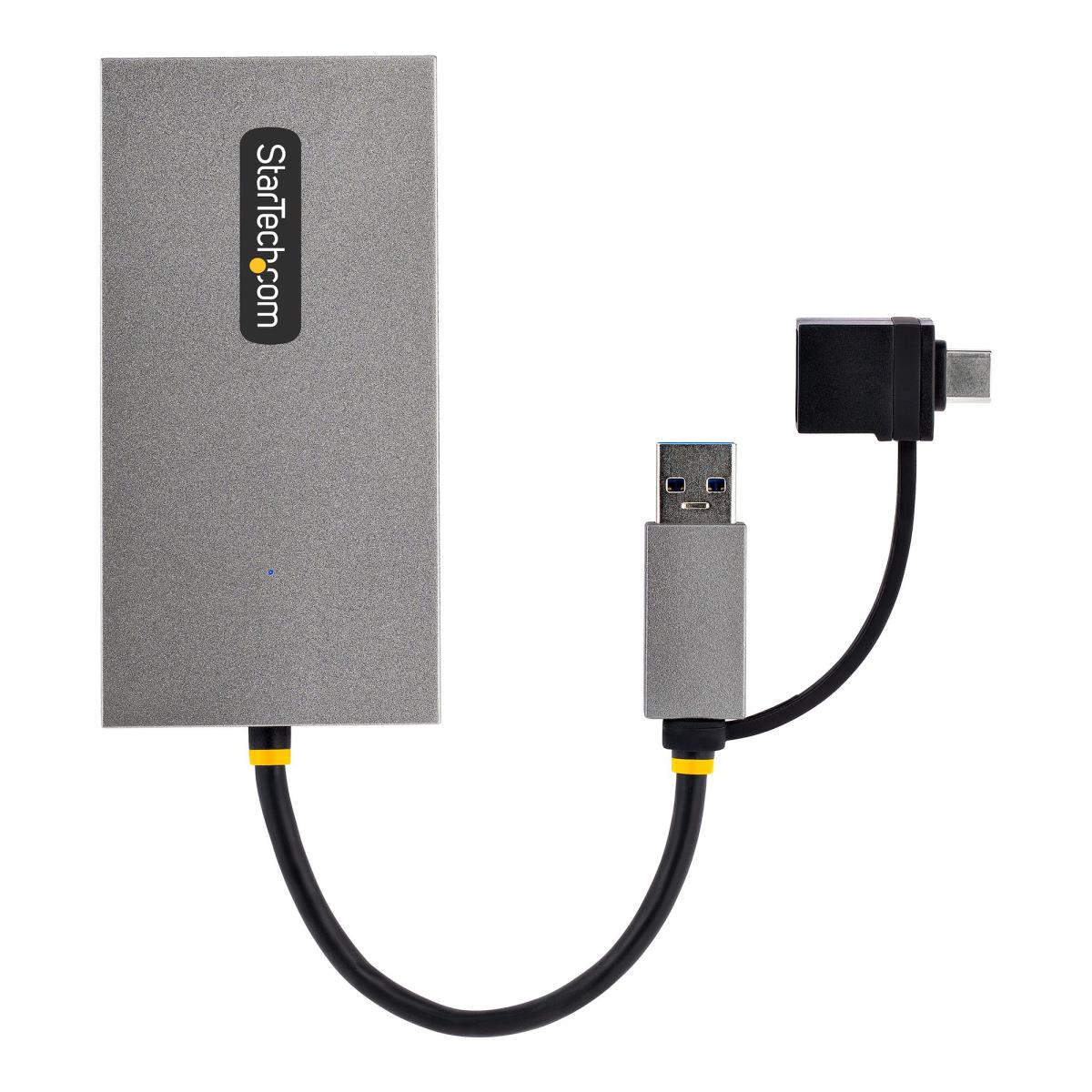 USB To Dual Hdmi Adapter - USB-a Or C 1x 4k 30hz 1x 1080p