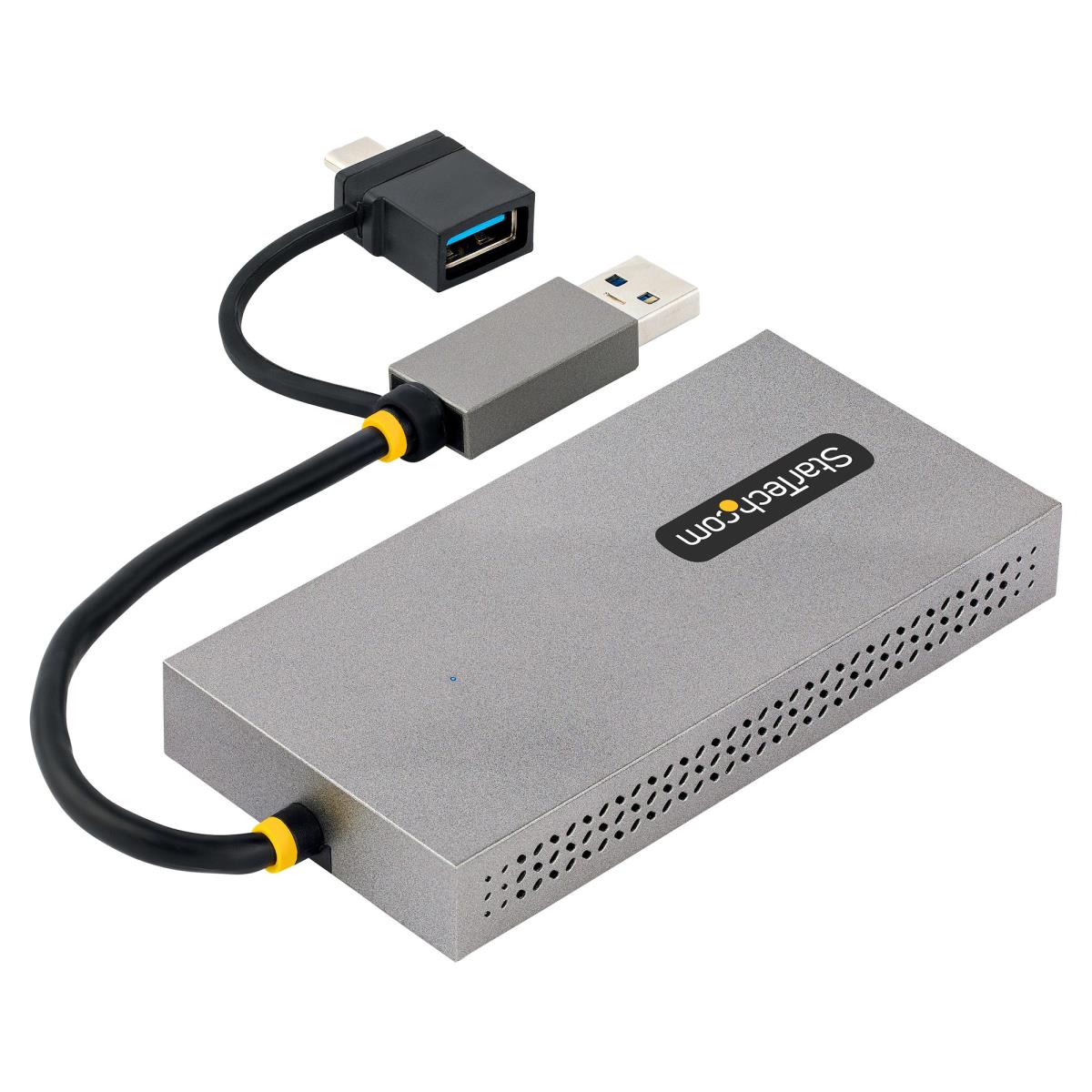 USB To Dual Hdmi Adapter - USB-a Or C 1x 4k 30hz 1x 1080p