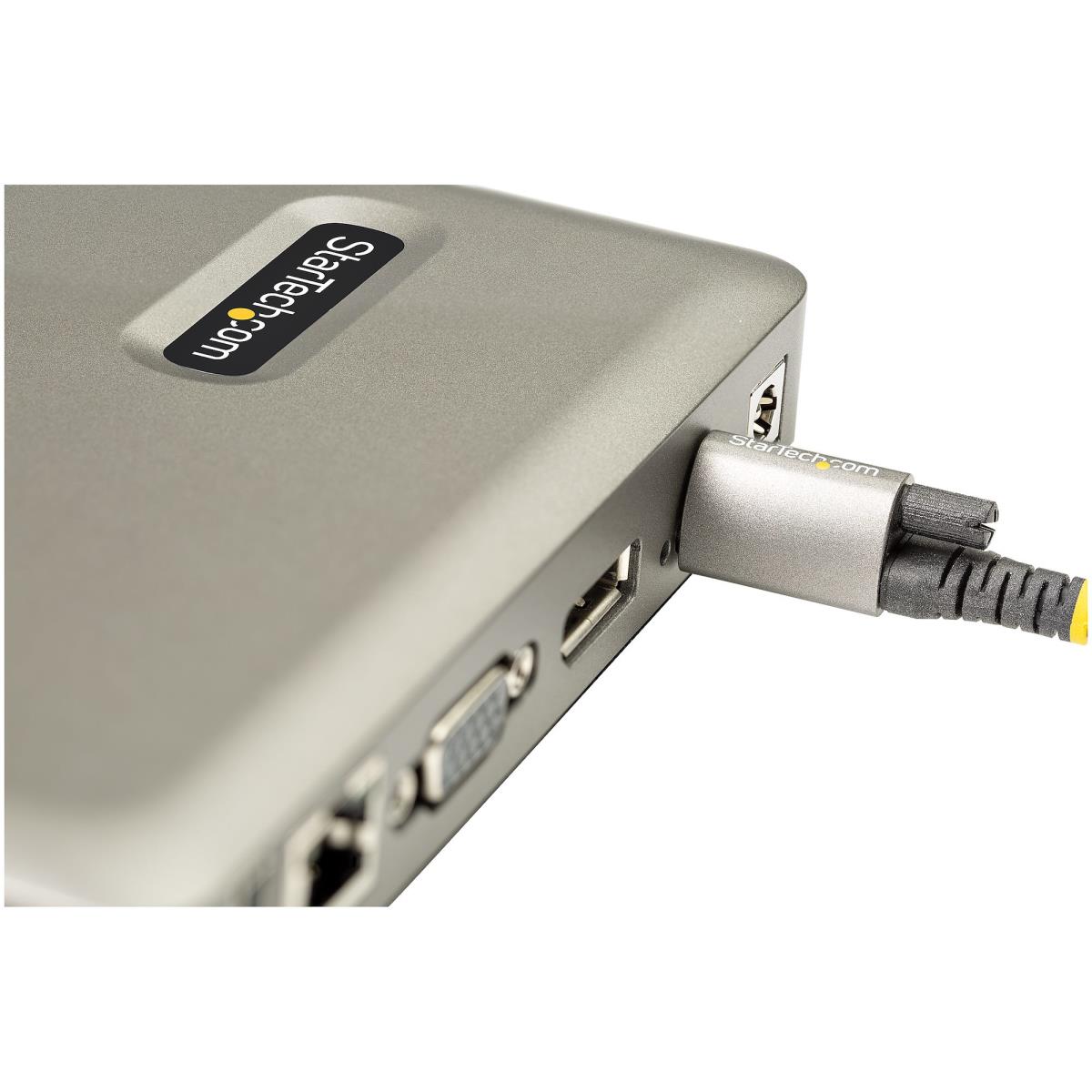 Docking Stations - USB C Dock DisplayPort 4k 30hz Or Vga/65w Pd/4-port USB Hub/gbe