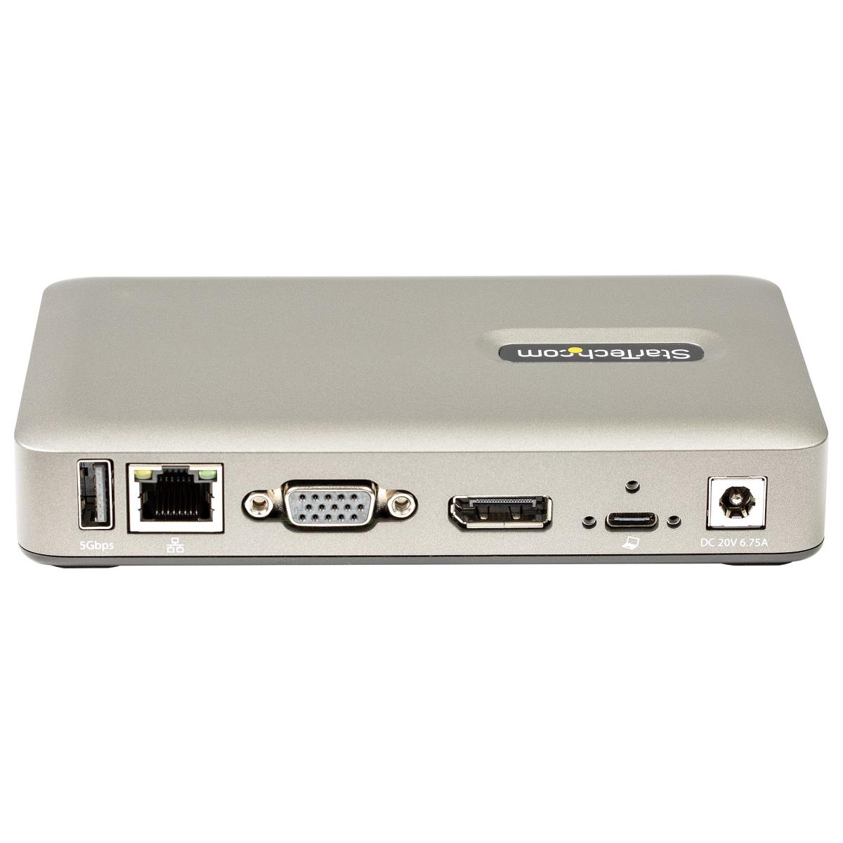 Docking Stations - USB C Dock DisplayPort 4k 30hz Or Vga/65w Pd/4-port USB Hub/gbe