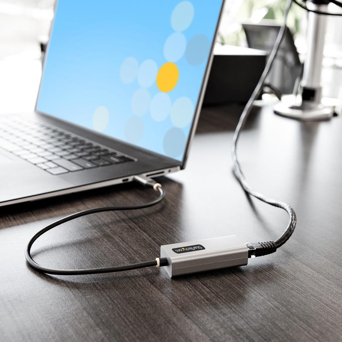 USB-c To Ethernet Adapter - 1ft Cable - Windows/macos/linux