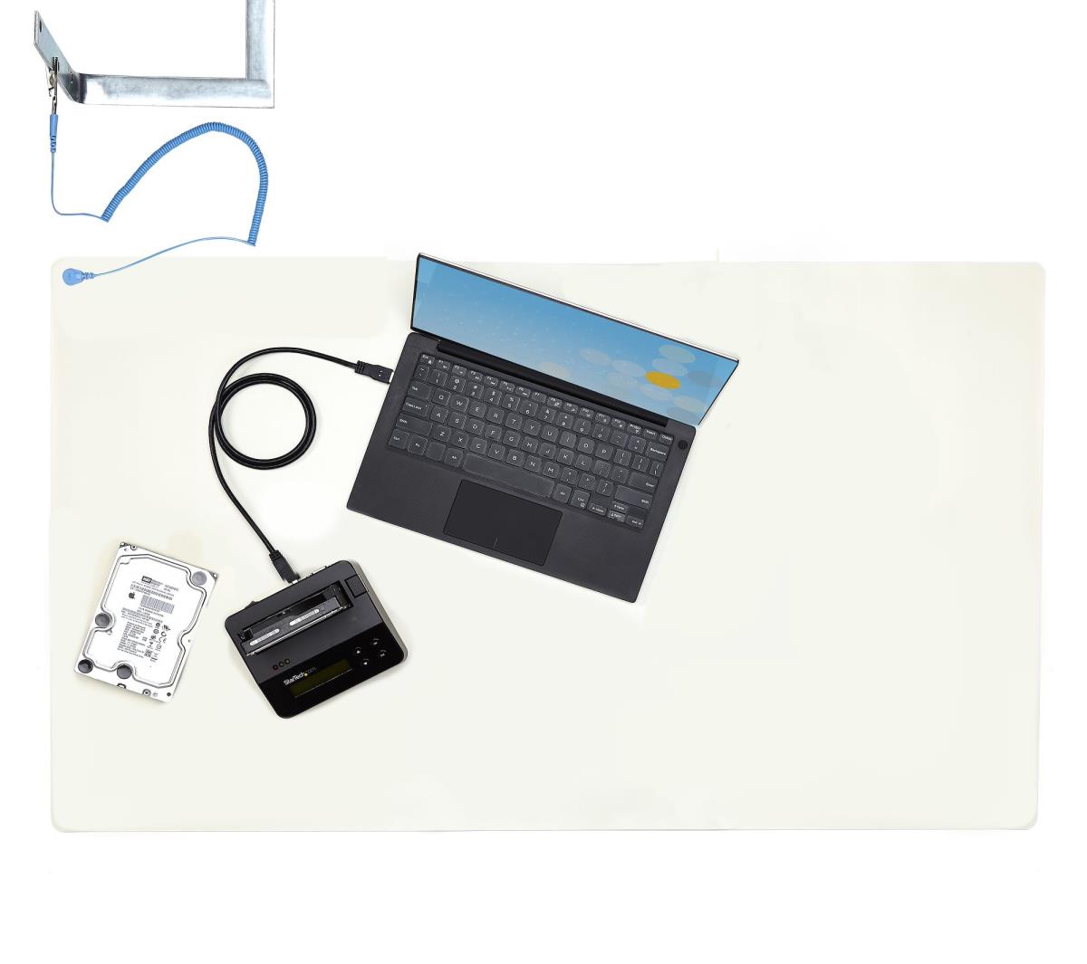 23x47in Anti Static Mat - With Grounding Wire Ansi/esd S 4.1