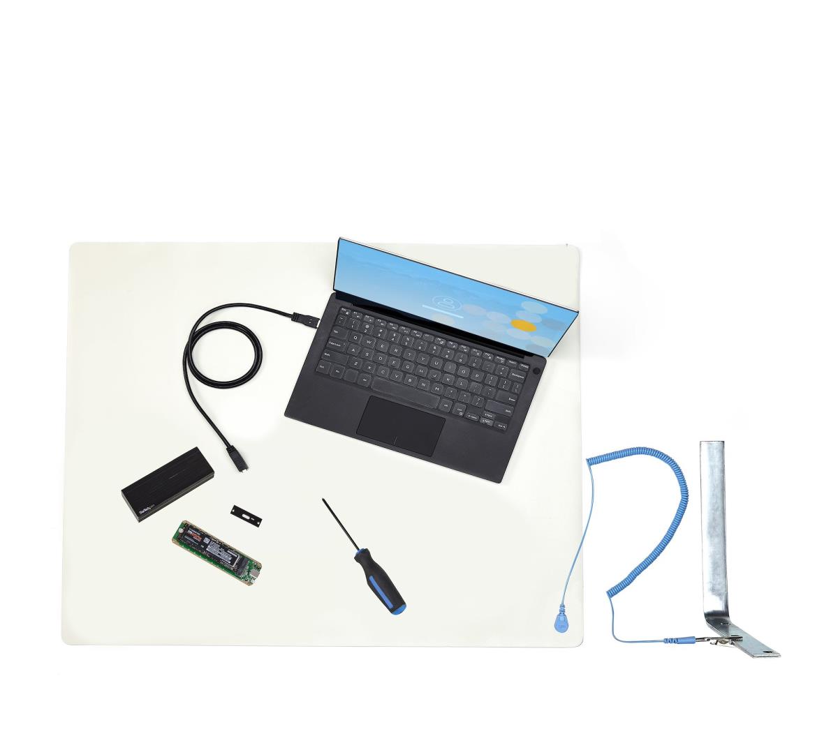11x18in Anti Static Mat - With Grounding Wire Ansi/esd S 4.1