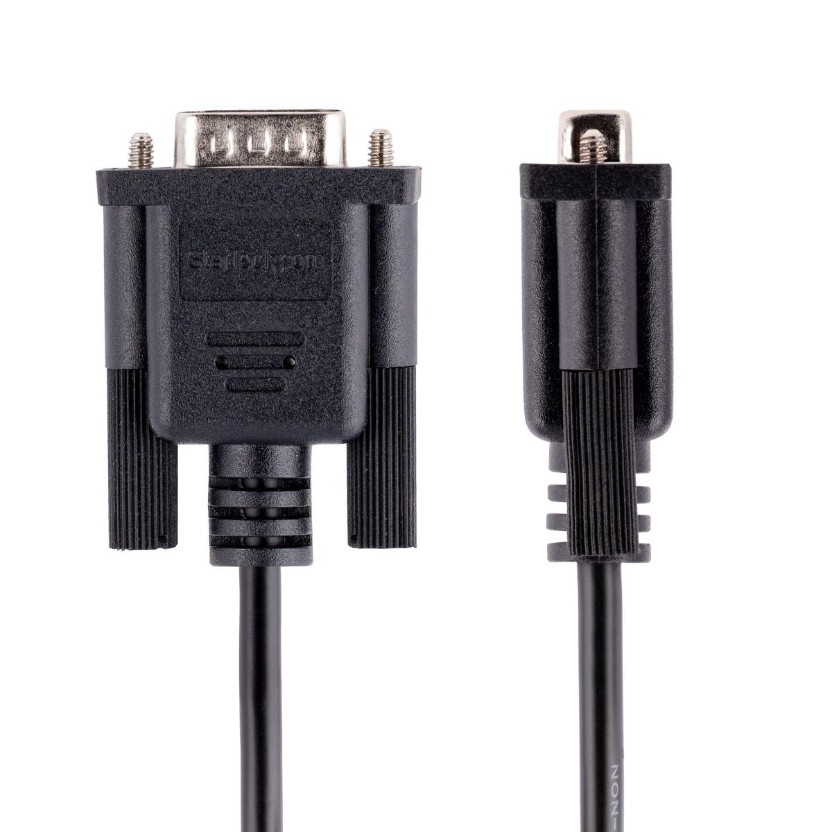 Serial Rs232 Null Modem Cable - Crossover Serial Cable - 3m
