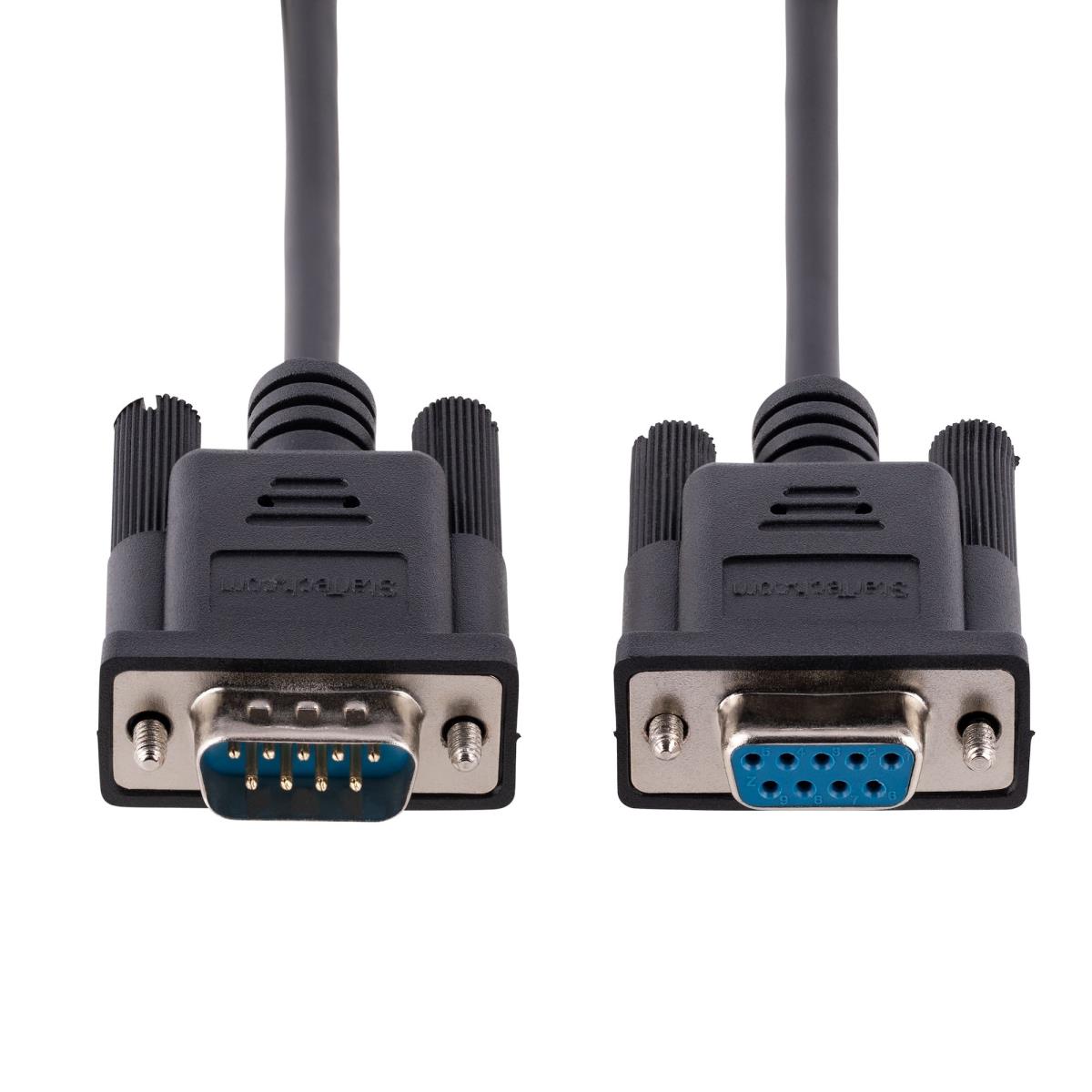 Serial Rs232 Null Modem Cable - Crossover Serial Cable - 3m
