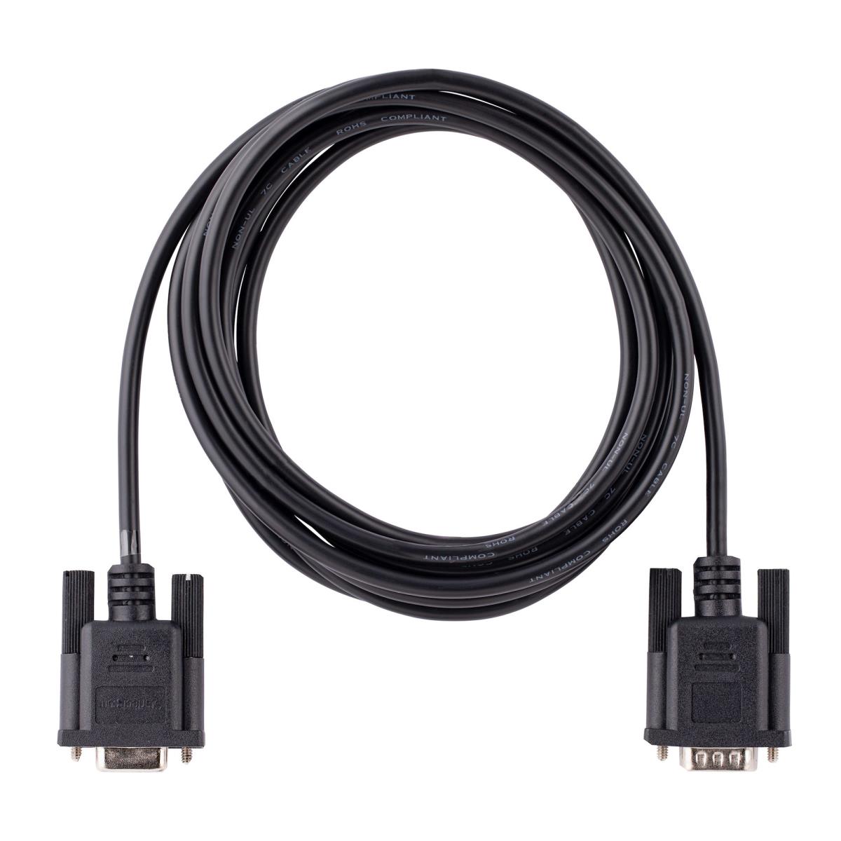 Serial Rs232 Null Modem Cable - Crossover Serial Cable - 3m