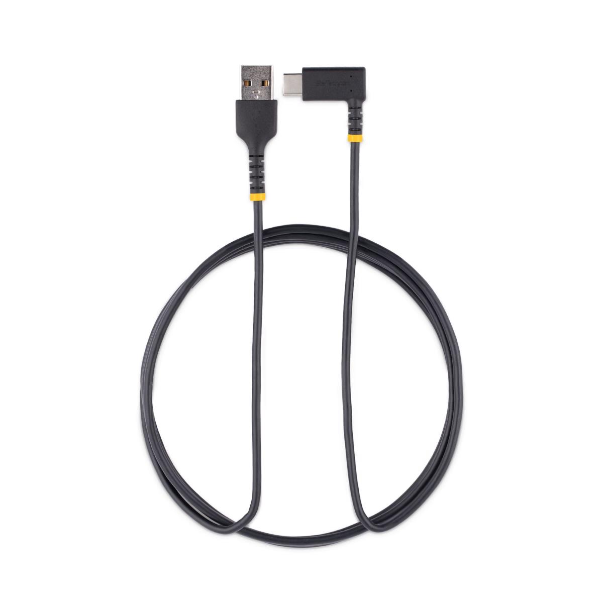 USB A To C Charging Cable Angled 2m