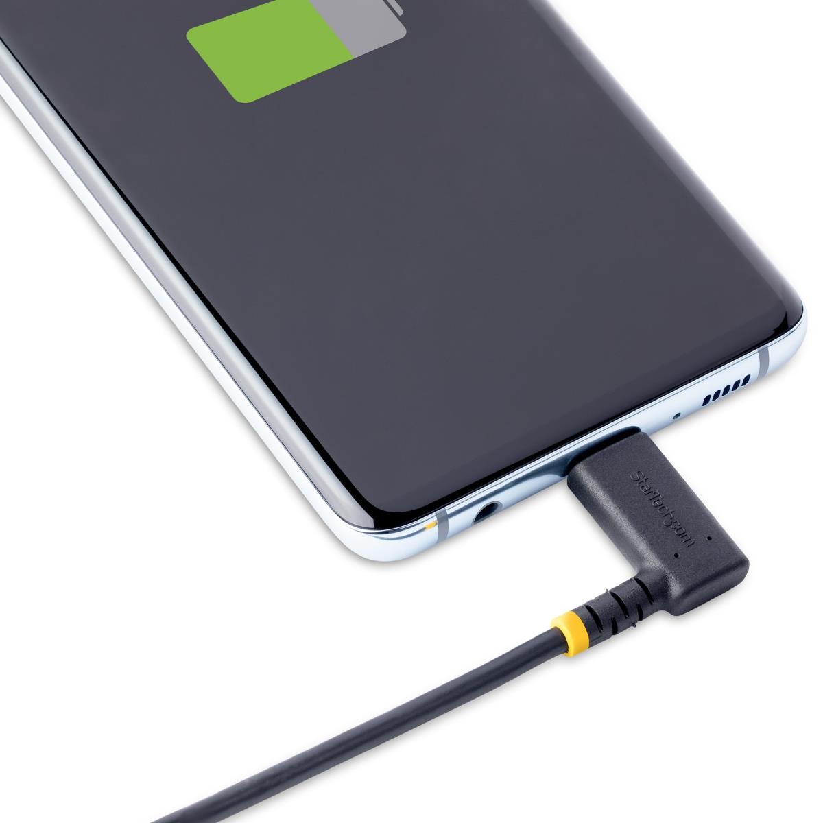 USB C Charging Cable Angled 60w Pd 2m
