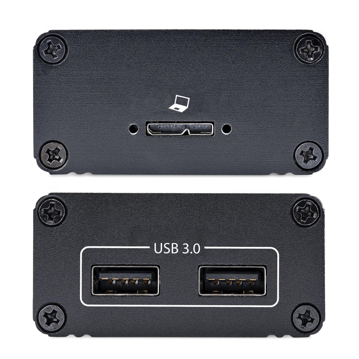 Extender Over Fiber Optic 2-port USB 3.0