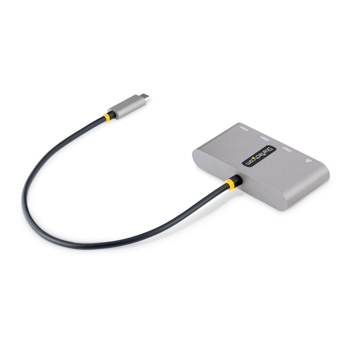 Hub Plus 3-port USB 3.0 Gigabit Ethernet - USB-c - White Bus-powered