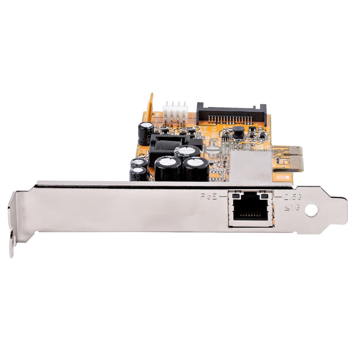 Network Card - 1 Port 2.5gbps Poe Pcie Ethernet Card W/rj45 30w 802.3at Poe Nic For Desktops/ser