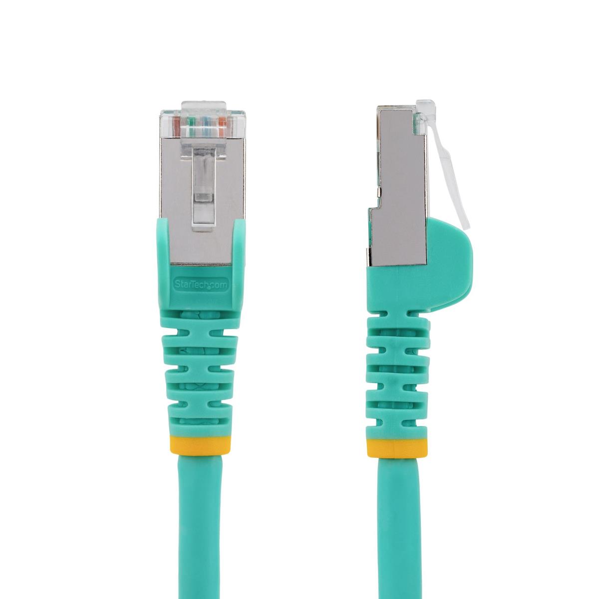 Patch Cable - CAT6a - S/ftp - Snagless - 50cm  - Aqua (lszh)