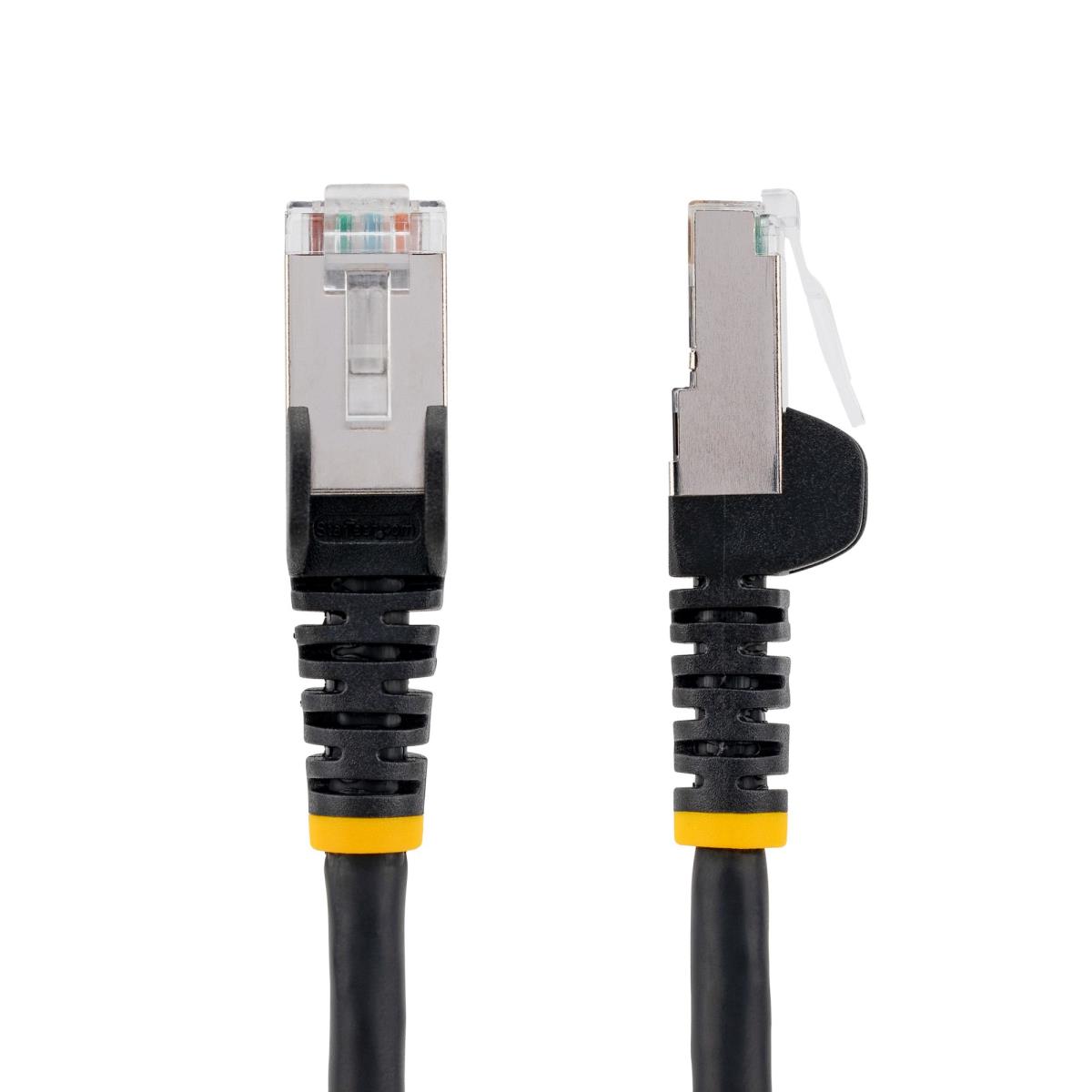 Patch Cable - CAT6a - S/ftp - Snagless - 7m - Black (lszh)