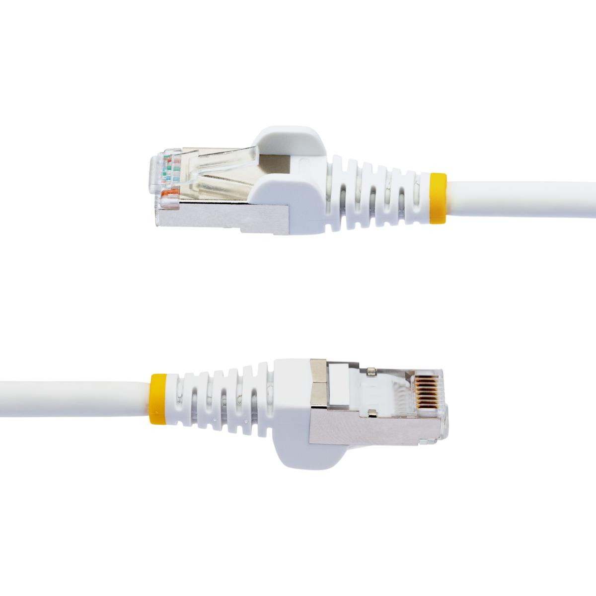 Patch Cable - CAT6a - S/ftp - Snagless - 2m - White (lszh)