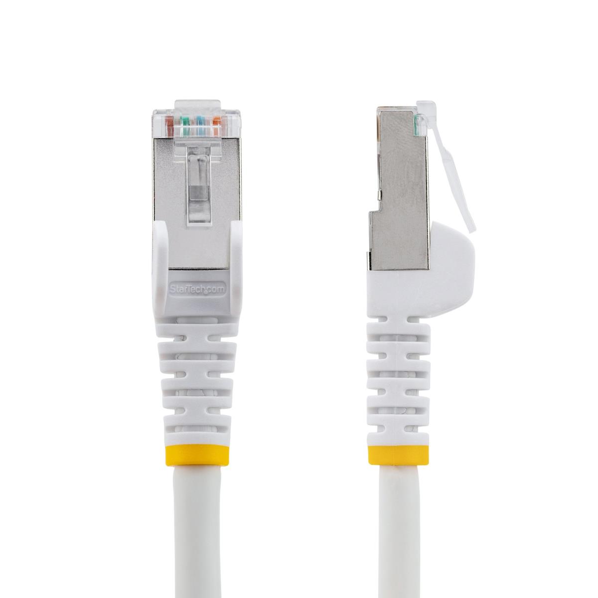 Patch Cable - CAT6a - S/ftp - Snagless - 50cm - White (lszh)