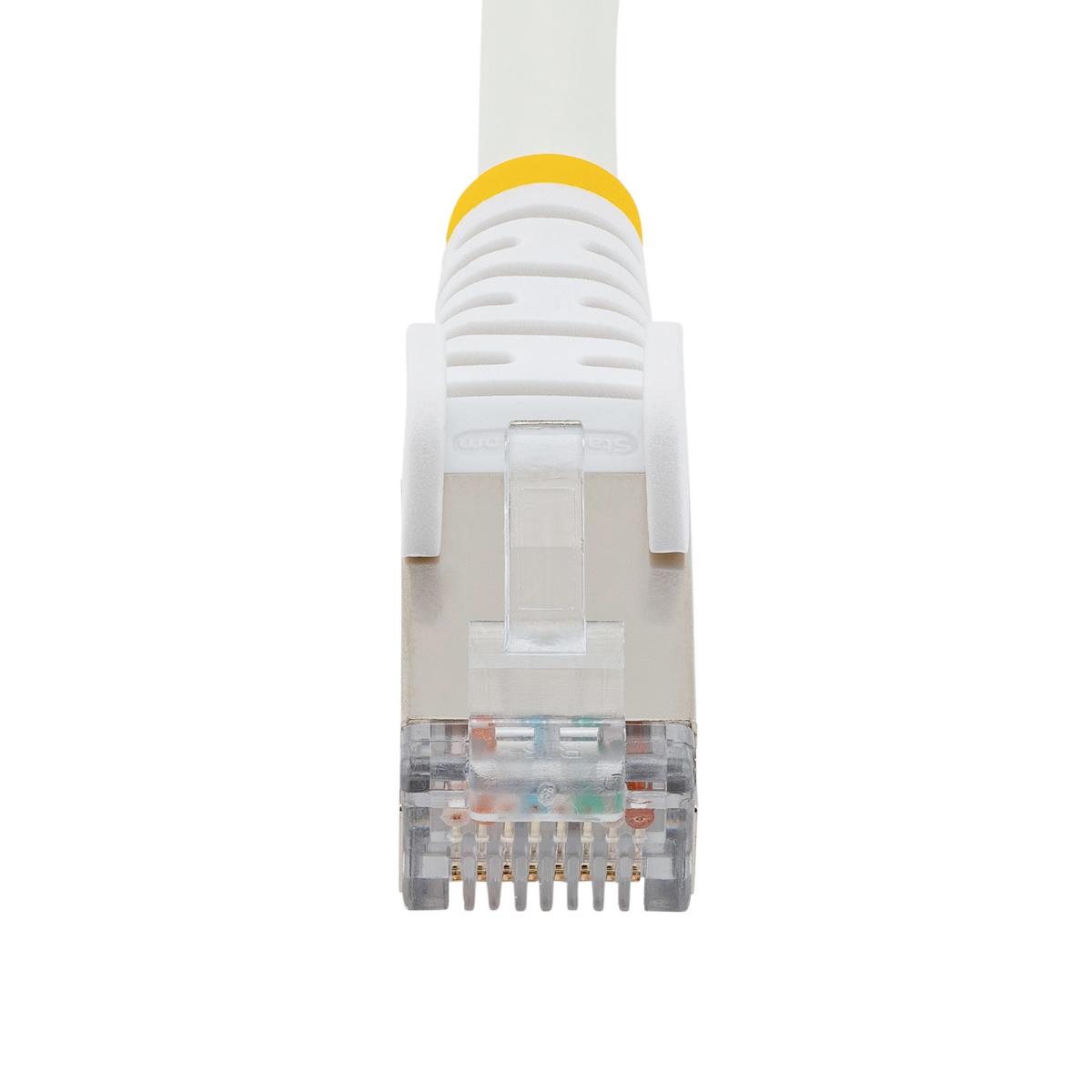 Patch Cable - CAT6a - S/ftp - Snagless - 50cm - White (lszh)