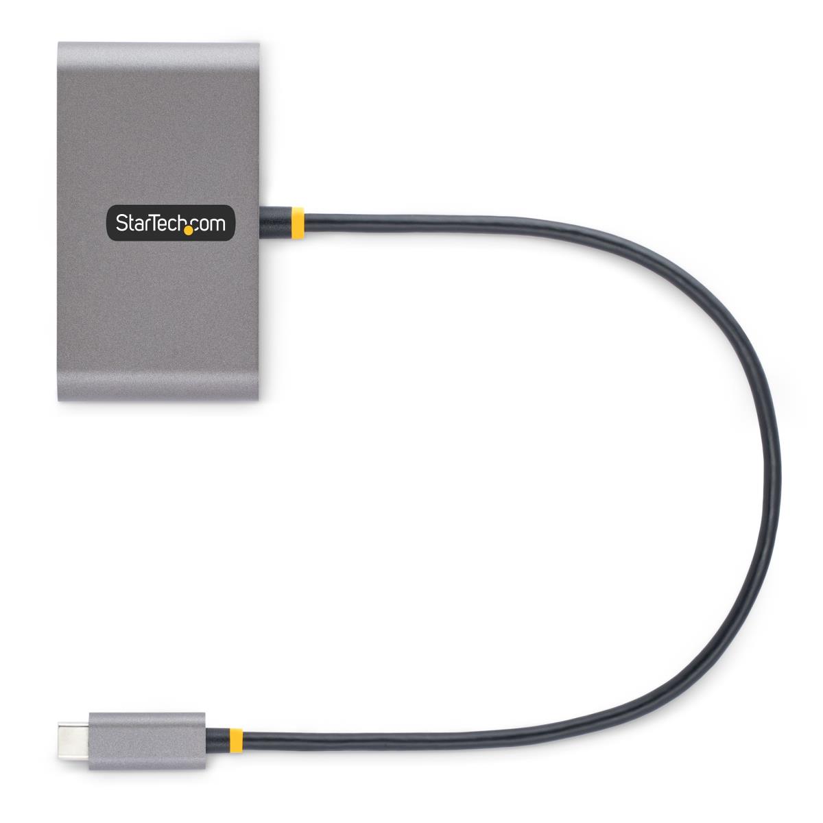 USB-c Hub Adapter - 4-port USB Portable Hub W/ USB-c Charging