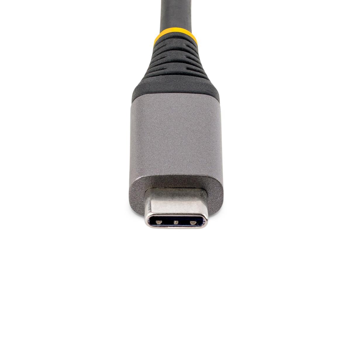 USB-c Hub - 3-port With Ethernet Portable USB Hub Adapter W/ Gbe