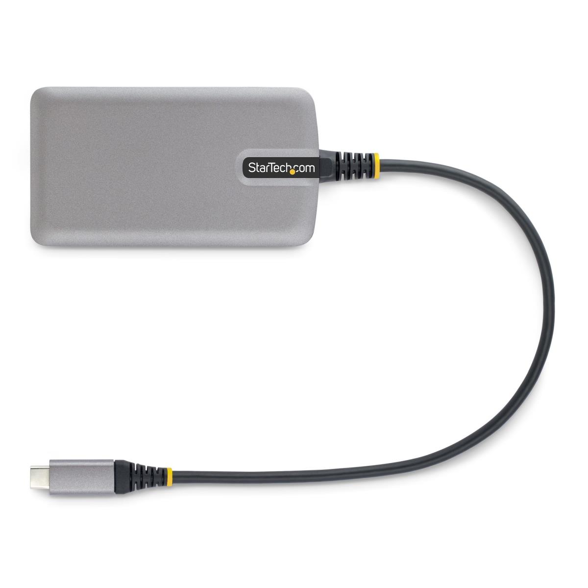 USB-c Hub - 3-port With Ethernet Portable USB Hub Adapter W/ Gbe