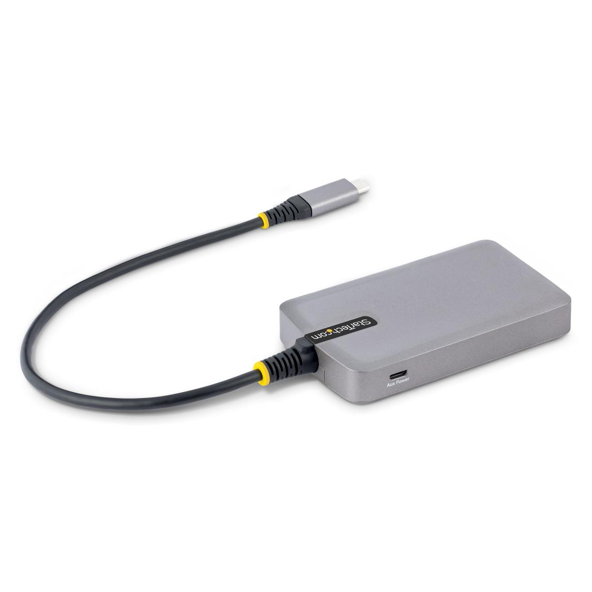 USB-c Hub - 3-port With Ethernet Portable USB Hub Adapter W/ Gbe
