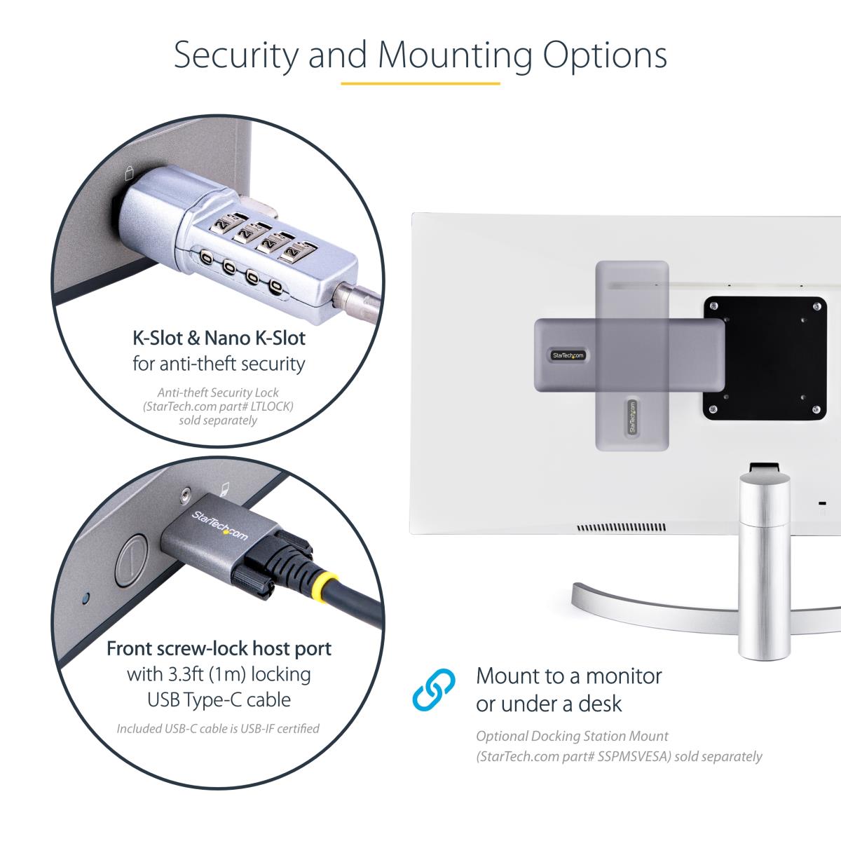 USB-c Docking Station - USB-c Hdmi Hub - 7 Port USB Dock