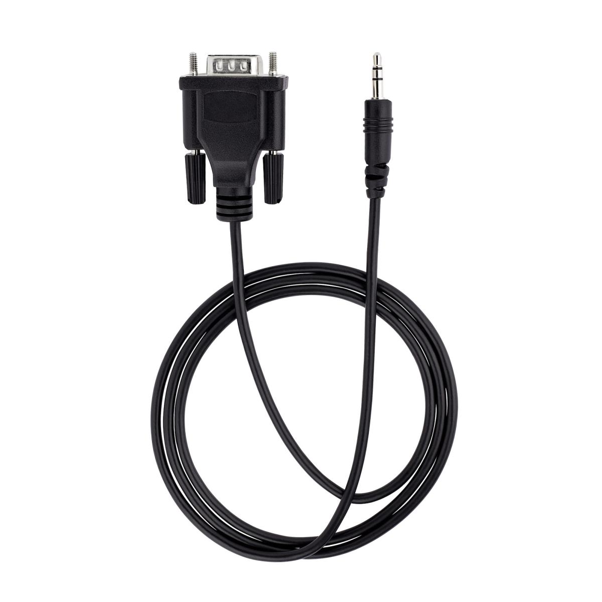 Serial Cable For Serial Device Configuration Rs232 Db9 Male To 3.5mm 1m