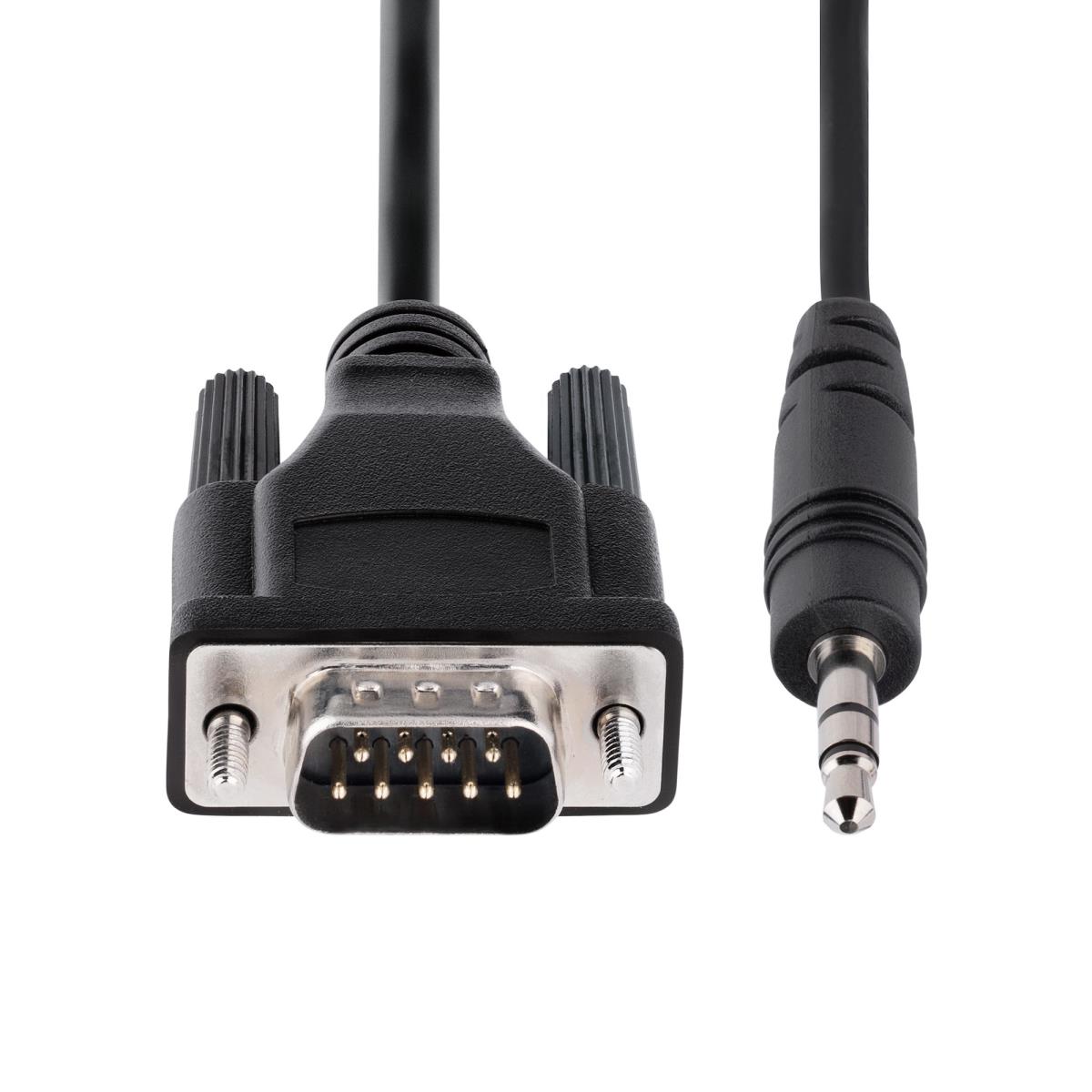 Serial Cable For Serial Device Configuration Rs232 Db9 Male To 3.5mm 1m