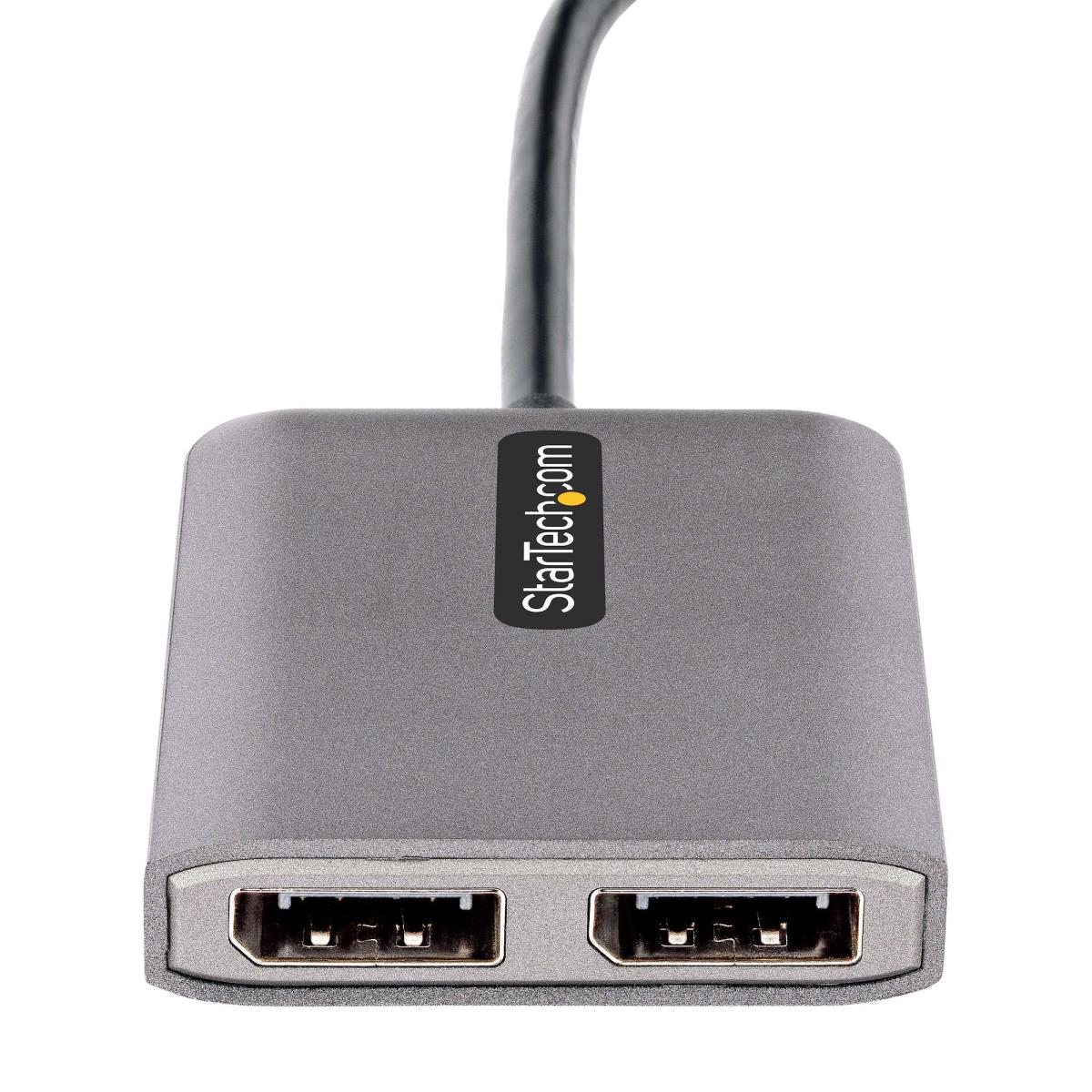 USB-c Mst Hub - 2-port 4k60hz - Dual-monitor Adapter Windows