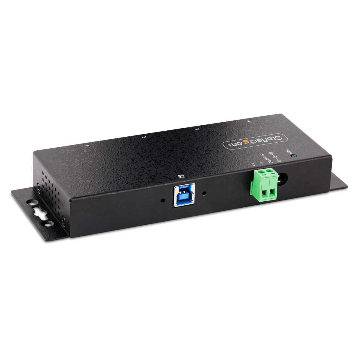 Industrial USB Hub - 4-port 5gbps USB-a Hub W/ Esd Protection