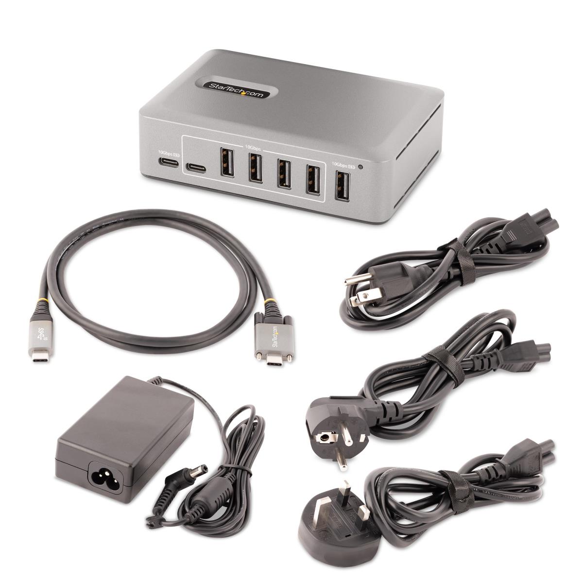 USB Hub - 10-port USB-c Self-powered Desktop /laptop Expansion Hub