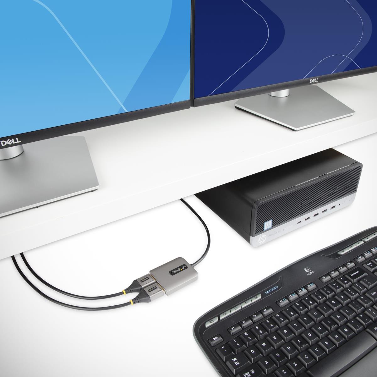 DisplayPort Mst Hub 2-port - Dual-monitor Adapter Windows