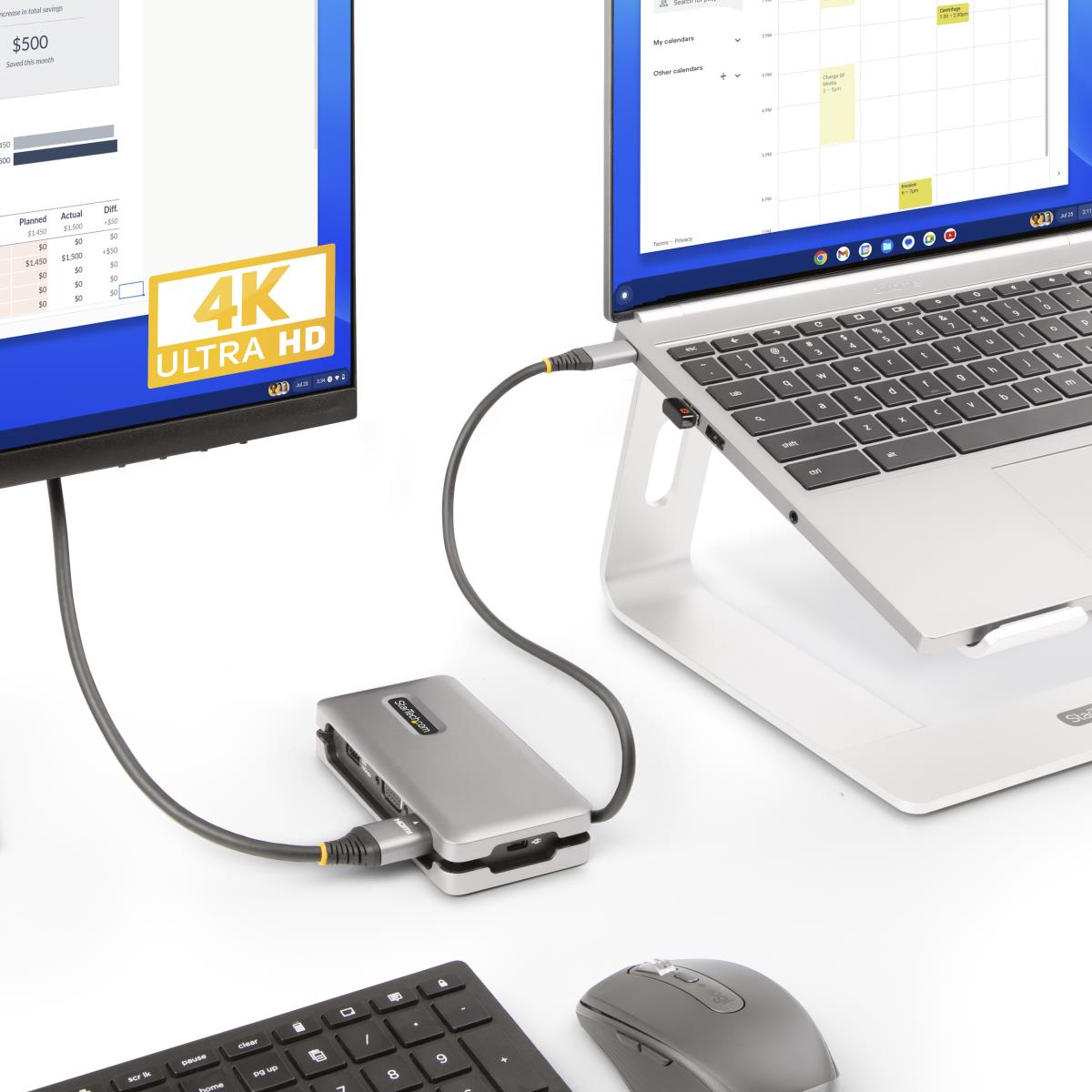USB-c Multiport Adapter Hdmi Vga Type-c Laptop Docking Station