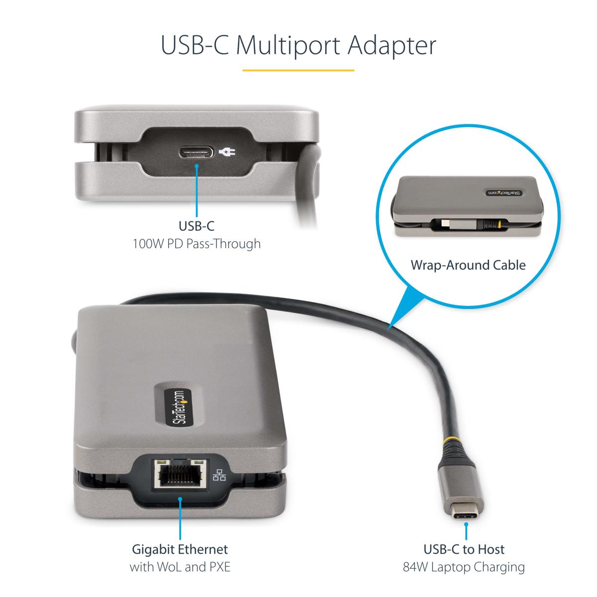 USB-c Multiport Adapter Hdmi Vga Type-c Laptop Docking Station
