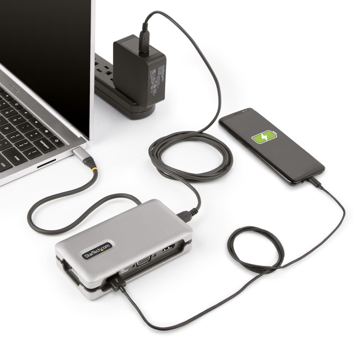 USB-c Multiport Adapter Hdmi Vga Type-c Laptop Docking Station