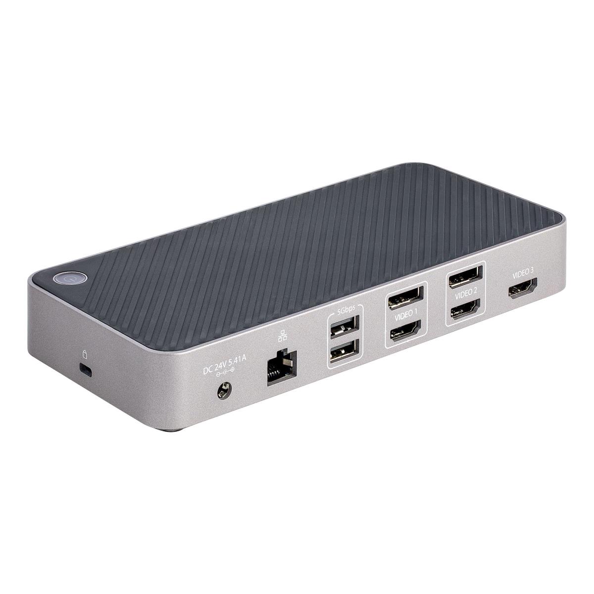 Triple Monitor Docking Station - USB-c Hdmi/dp Triple 4k USB-c Dock - 5x USB Hub - Gbe - 100w