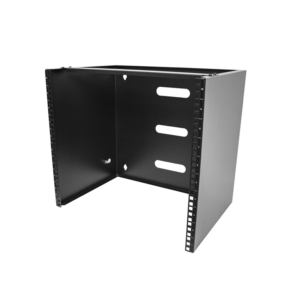 Wall Mount Rack 10u 14in Deep For 19in Wide Patch Panel/switch