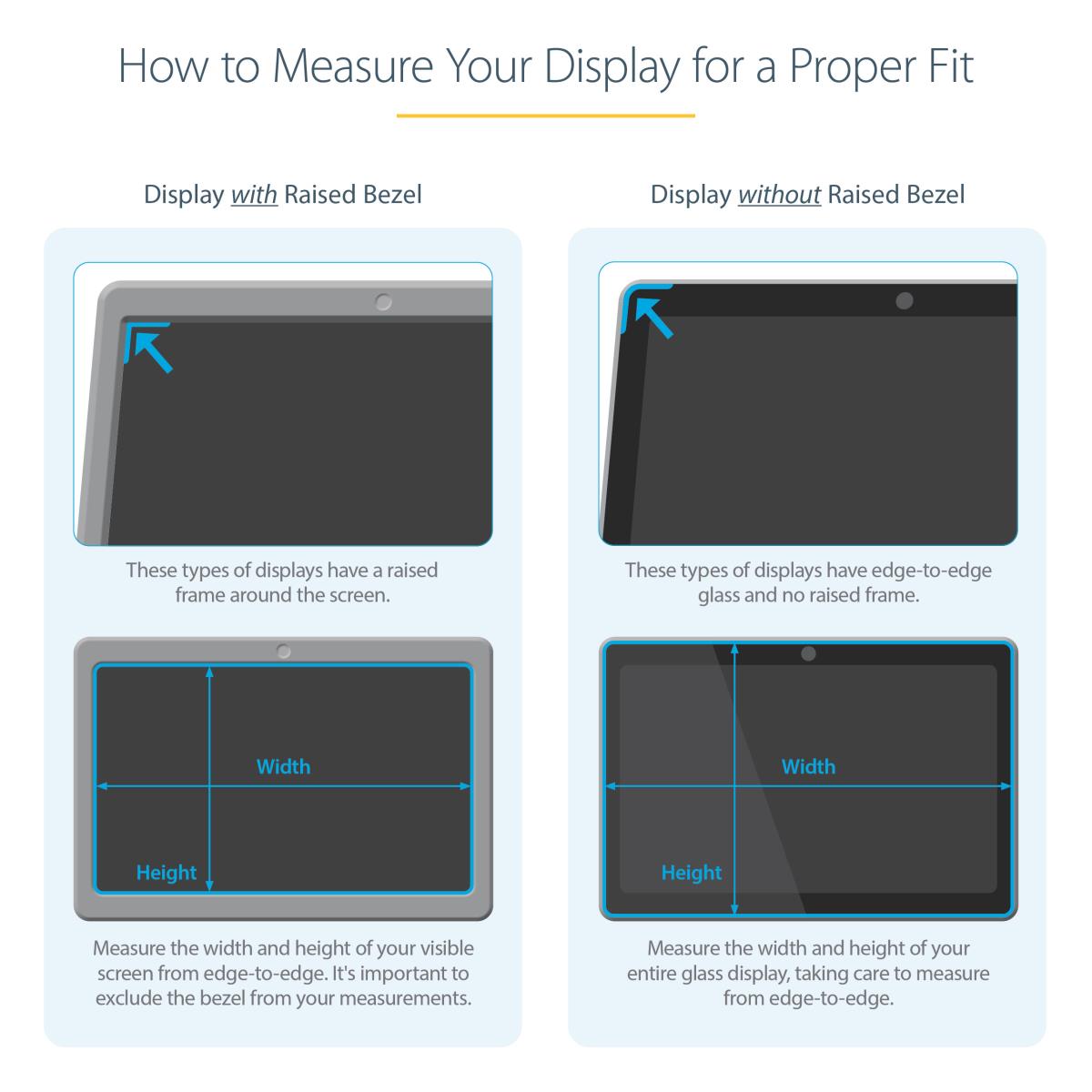 Laptop Privacy Screen - 14in Anti-glare Blue Light Filter