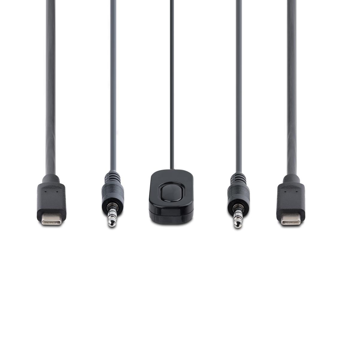 Cable KVM Switch 2-port 4k USB-c Compact KVM Bus Powered