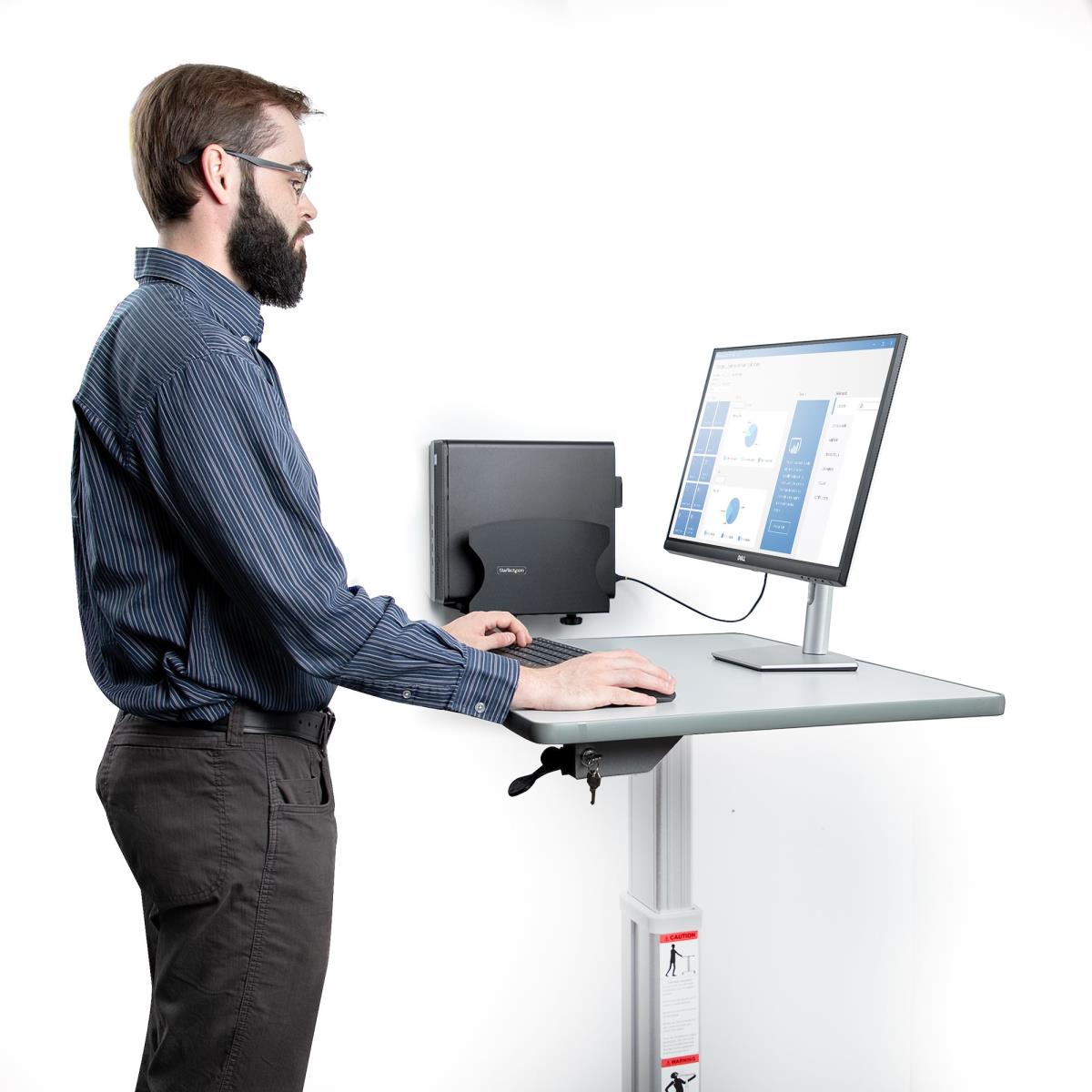 Pc Wall Mount Bracket Computer Shelf