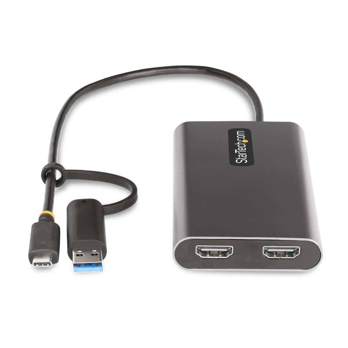 USB-c To Dual-hdmi Adapter 4k 60hz Pd