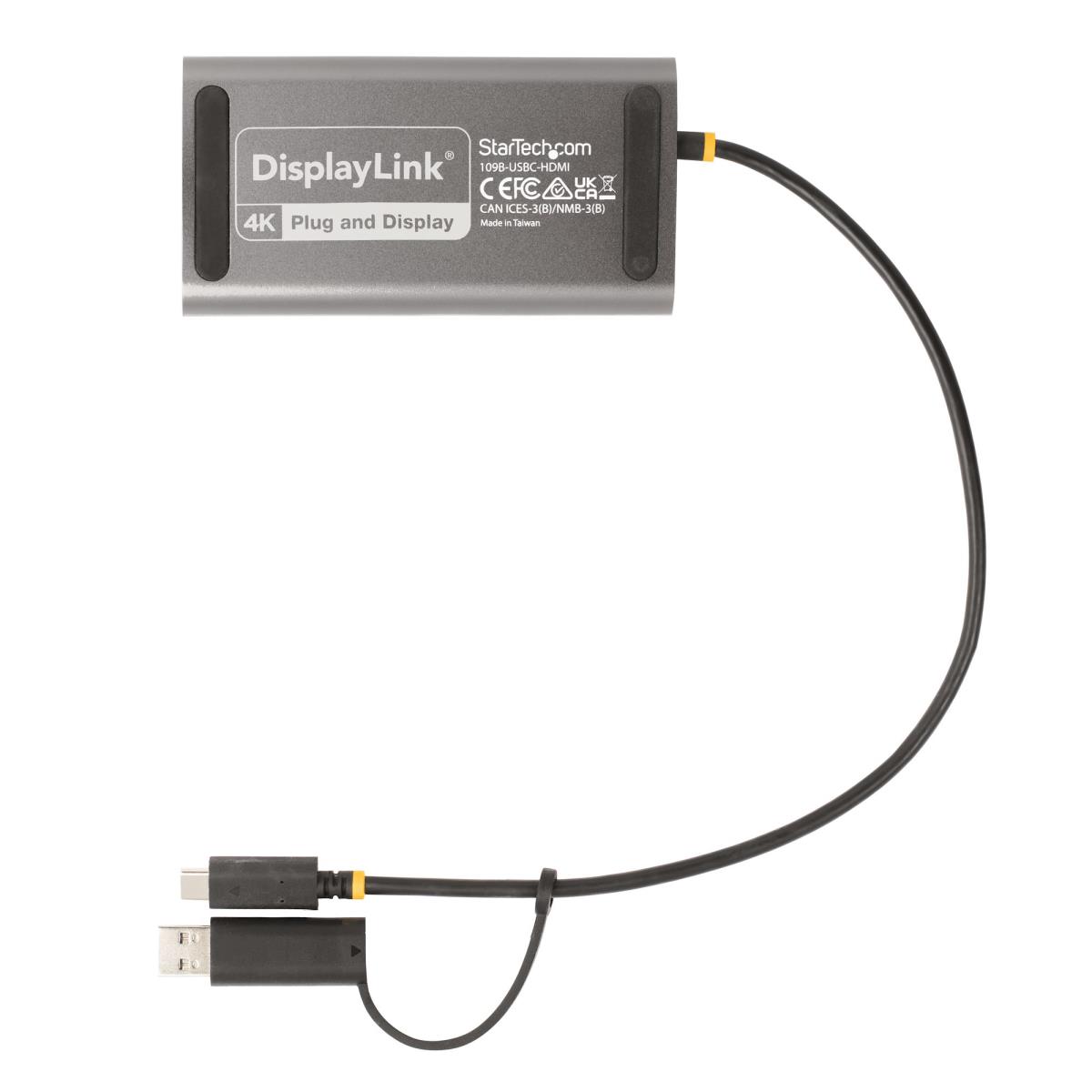 USB-c To Dual-hdmi Adapter 4k 60hz Pd