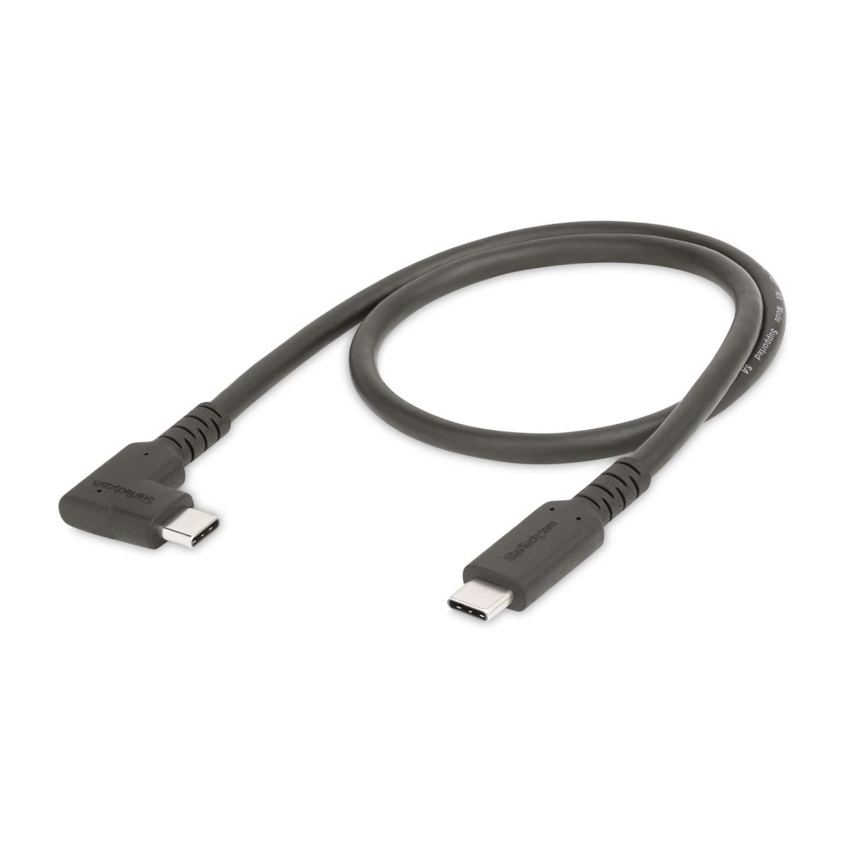 Rugged Right Angle USB-c Cable USB C To C Cable - 50cm - 90 Degrees
