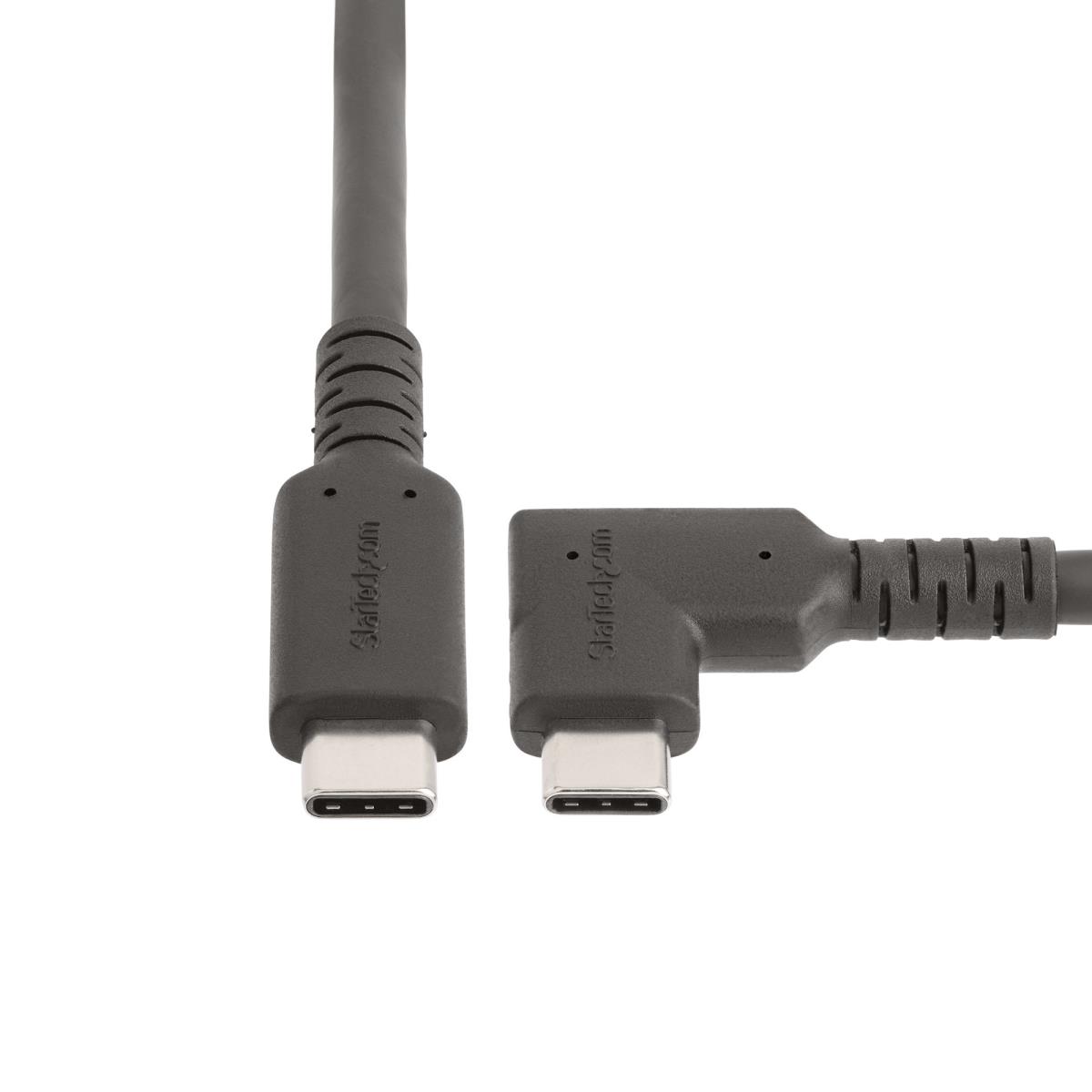 Rugged Right Angle USB-c Cable USB C To C Cable - 50cm - 90 Degrees