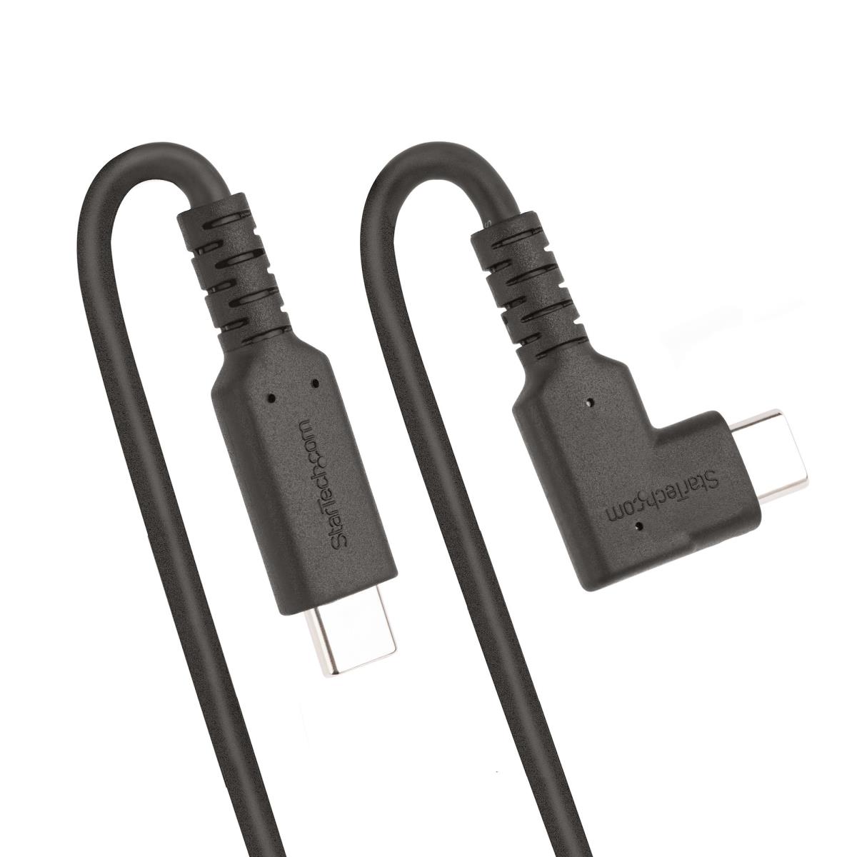 Rugged Right Angle USB-c Cable USB C To C Cable - 50cm - 90 Degrees