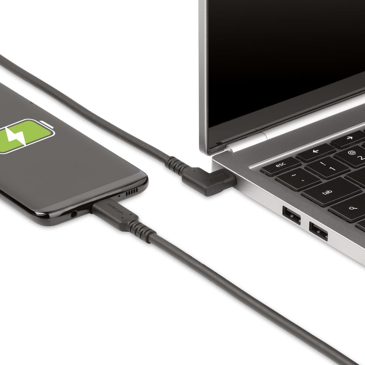 Rugged Right Angle USB-c Cable USB C To C Cable - 90 Degrees