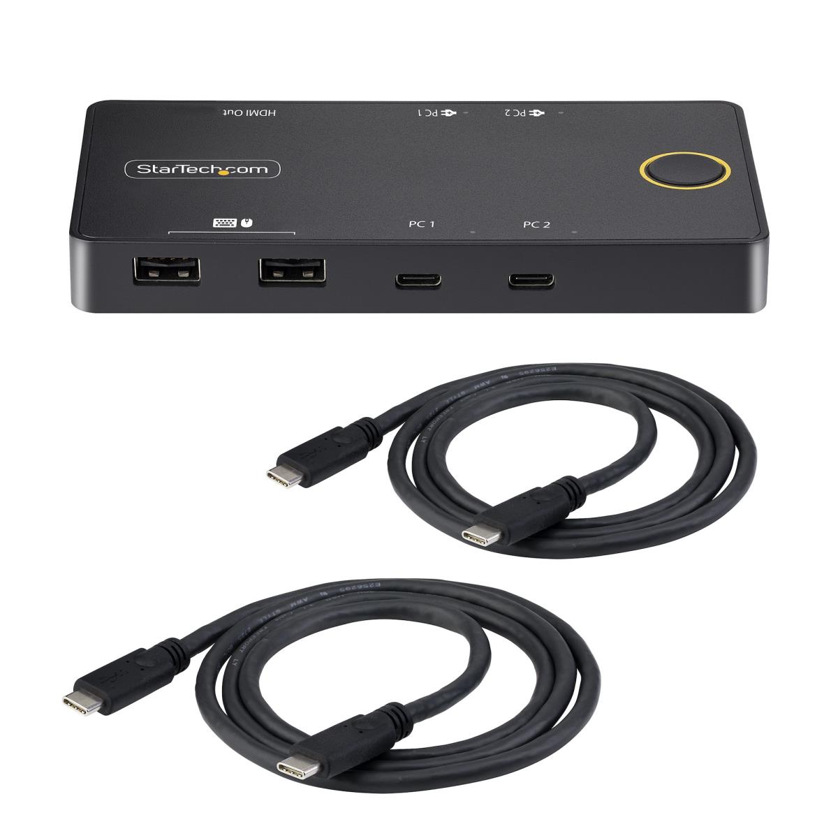 KVM Switch USB-c 4k 60hz -dual 100w Pd Pass-through
